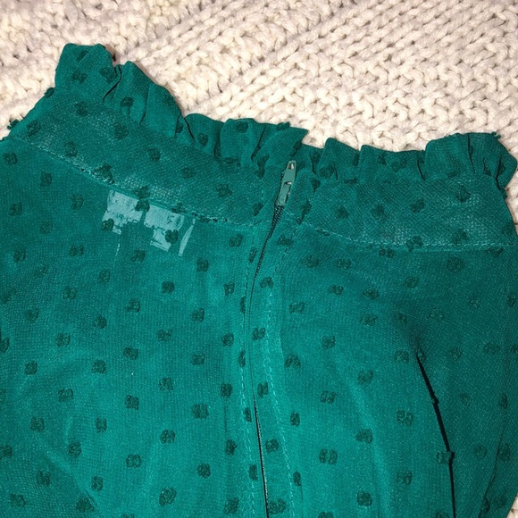 Trixxi green boho dress size XLarge - Picture 6 of 9